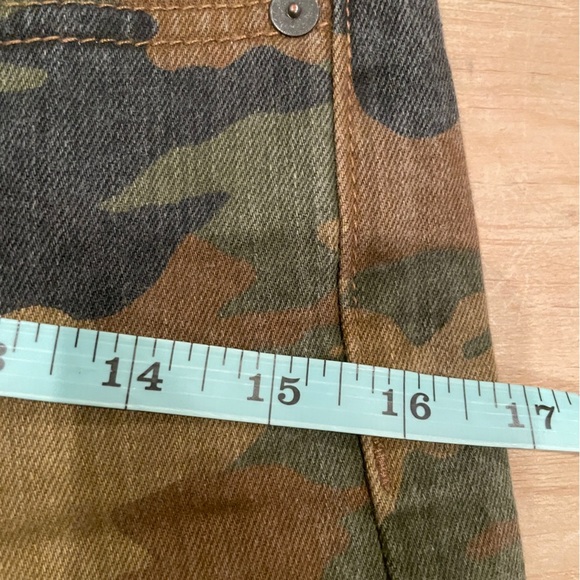 NWOT Madewell The High Rise Slim Boy Jean camo Cottontail Stretch Fall Size 25 - Picture 5 of 10